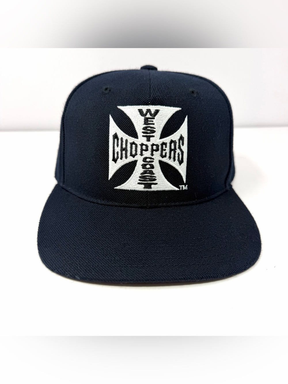 VTG West Coast Choppers Hat Jesse James Snapback Cap H3 Sportgear Y2K Black Wool